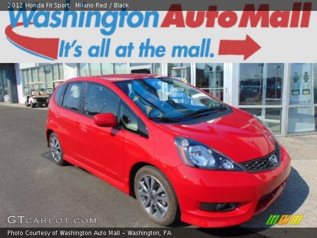 2012 Honda Fit Sport in Milano Red
