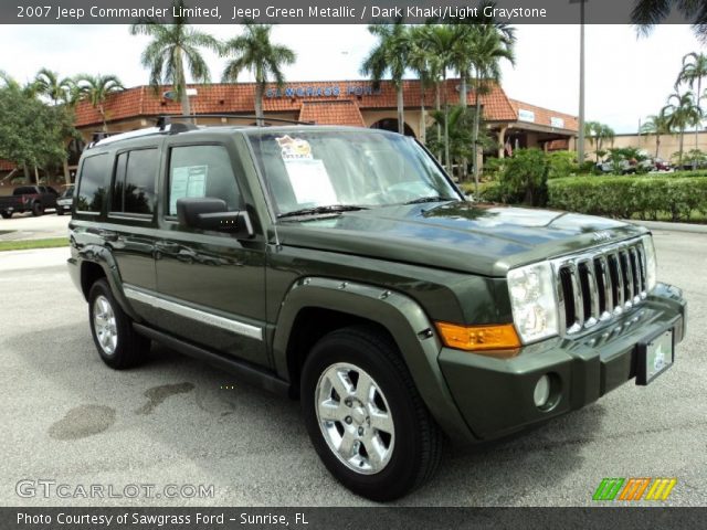 Jeep Green Metallic 2007 Jeep Commander Limited Dark Khaki