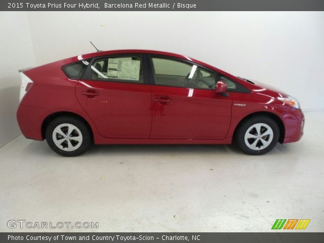 2015 Toyota Prius Four Hybrid in Barcelona Red Metallic