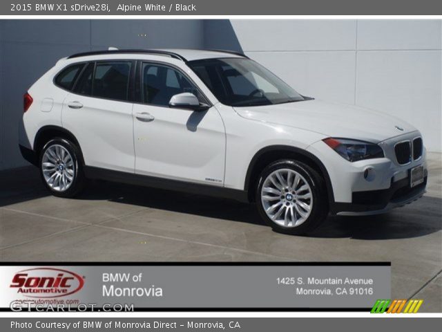 2015 BMW X1 sDrive28i in Alpine White