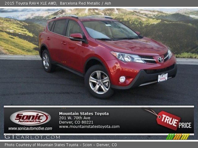 2015 Toyota RAV4 XLE AWD in Barcelona Red Metallic