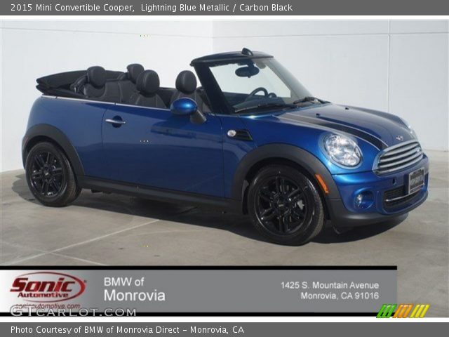 2015 Mini Convertible Cooper in Lightning Blue Metallic