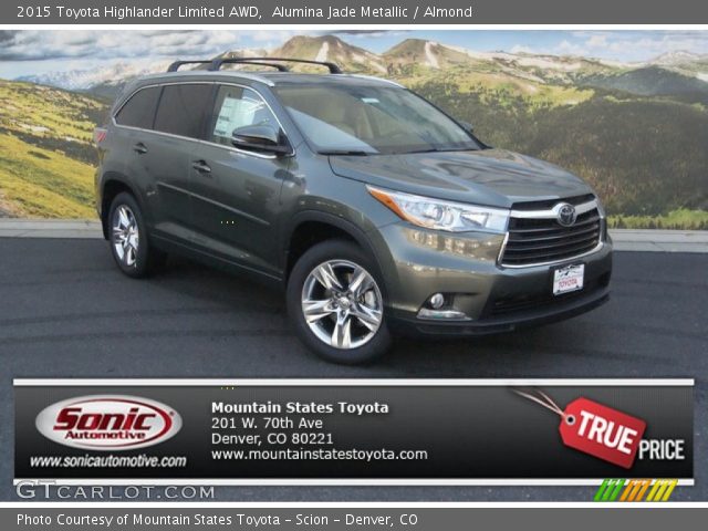 2015 Toyota Highlander Limited AWD in Alumina Jade Metallic