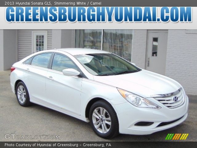 2013 Hyundai Sonata GLS in Shimmering White