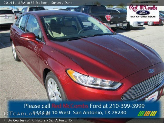 2014 Ford Fusion SE EcoBoost in Sunset