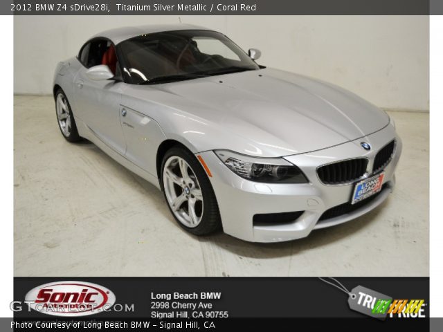 2012 BMW Z4 sDrive28i in Titanium Silver Metallic