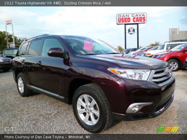 2012 Toyota Highlander V6 4WD in Sizzling Crimson Mica