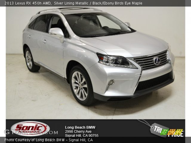 2013 Lexus RX 450h AWD in Silver Lining Metallic