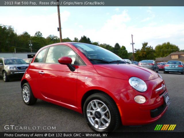 2013 Fiat 500 Pop in Rosso (Red)