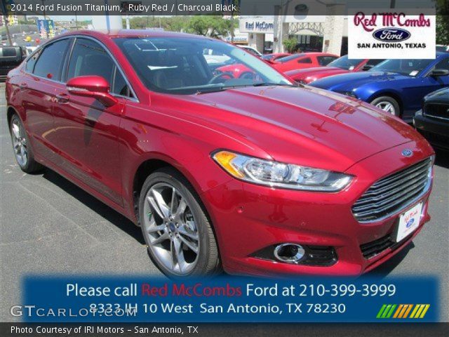2014 Ford Fusion Titanium in Ruby Red