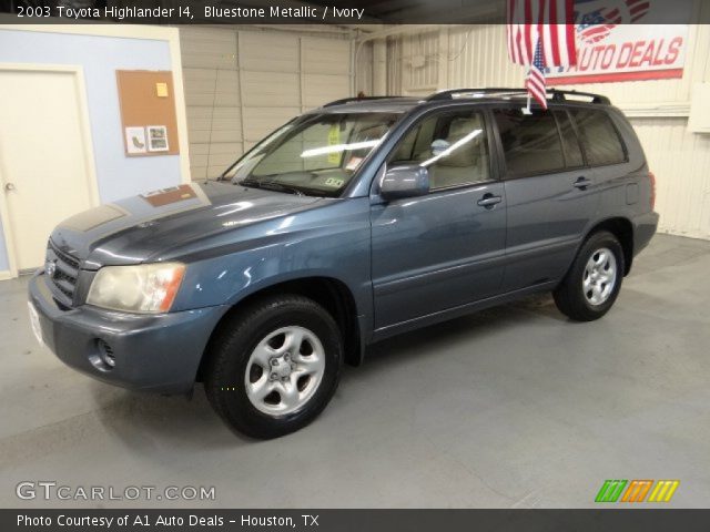 2003 Toyota Highlander I4 in Bluestone Metallic