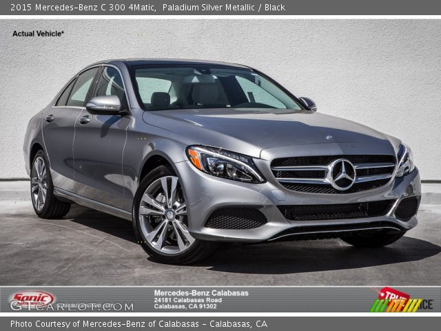 2015 Mercedes-Benz C 300 4Matic in Paladium Silver Metallic