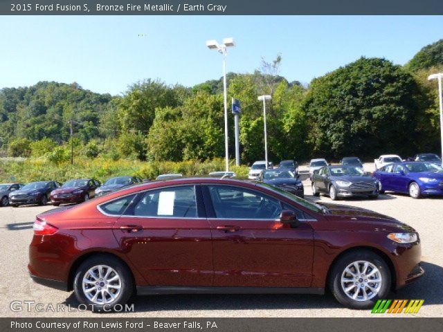 2015 Ford Fusion S in Bronze Fire Metallic