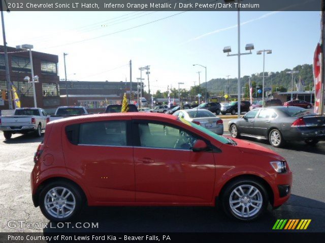 2012 Chevrolet Sonic LT Hatch in Inferno Orange Metallic