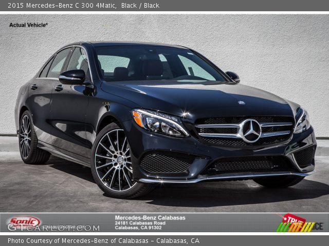 2015 Mercedes-Benz C 300 4Matic in Black