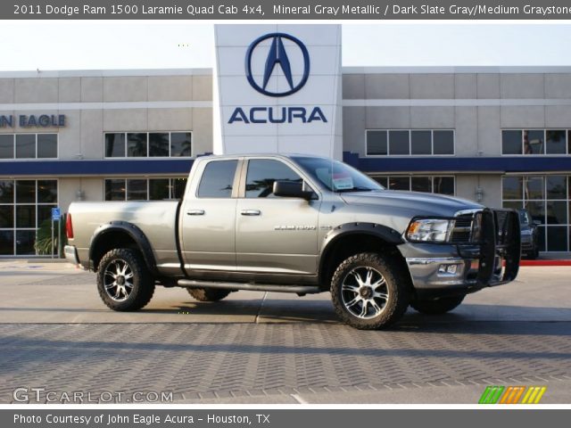 2011 Dodge Ram 1500 Laramie Quad Cab 4x4 in Mineral Gray Metallic
