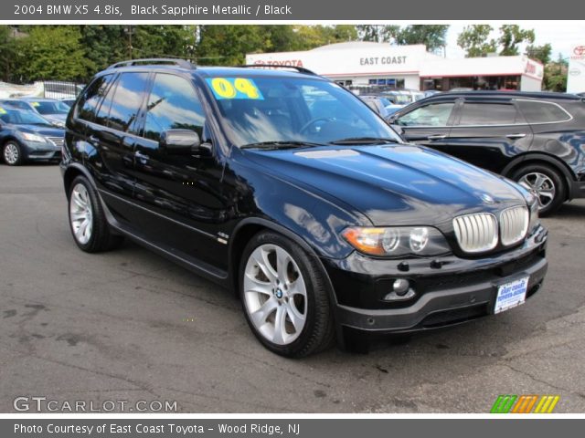 2004 BMW X5 4.8is in Black Sapphire Metallic
