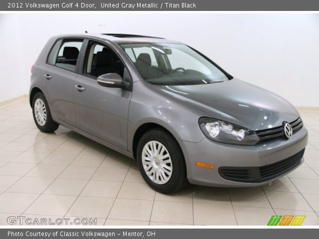 2012 Volkswagen Golf 4 Door in United Gray Metallic