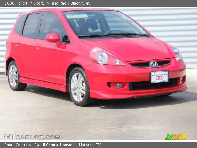 2008 Honda Fit Sport in Milano Red