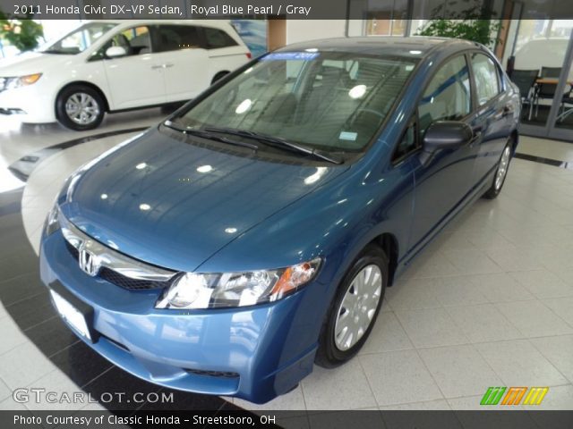 2011 Honda Civic DX-VP Sedan in Royal Blue Pearl