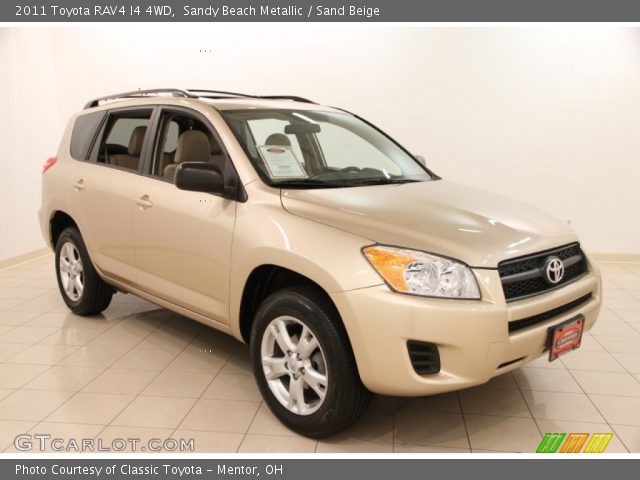 2011 Toyota RAV4 I4 4WD in Sandy Beach Metallic