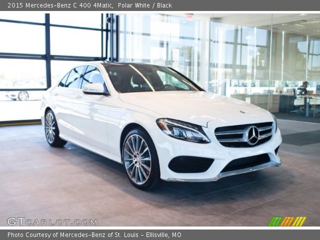 2015 Mercedes-Benz C 400 4Matic in Polar White