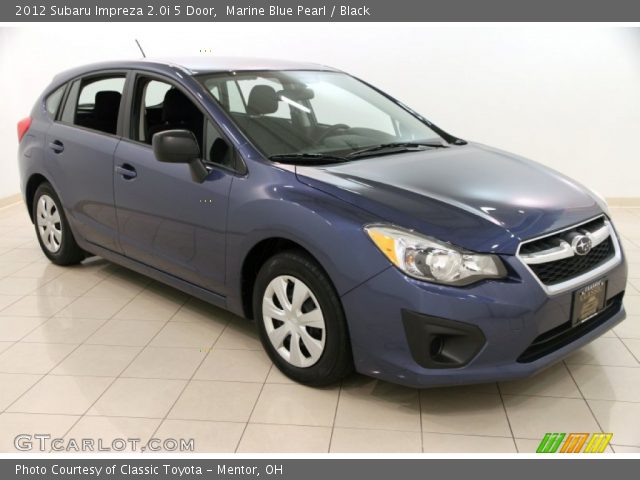 2012 Subaru Impreza 2.0i 5 Door in Marine Blue Pearl