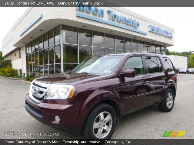 2009 Honda Pilot EX-L 4WD in Dark Cherry Pearl