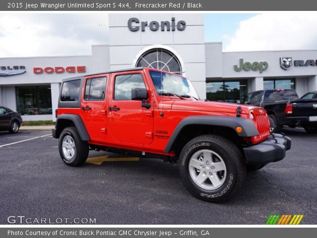 2015 Jeep Wrangler Unlimited Sport S 4x4 in Firecracker Red