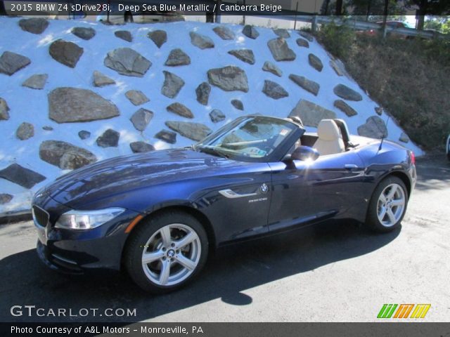 2015 BMW Z4 sDrive28i in Deep Sea Blue Metallic