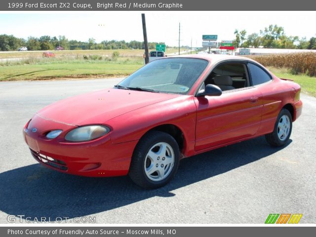 1999 Ford Escort ZX2 Coupe in Bright Red