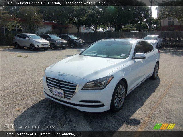 2015 Hyundai Genesis 3.8 Sedan in Casablanca White