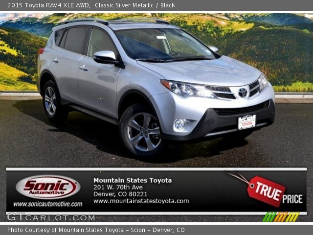 2015 Toyota RAV4 XLE AWD in Classic Silver Metallic