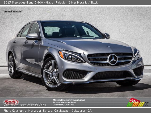 2015 Mercedes-Benz C 400 4Matic in Paladium Silver Metallic