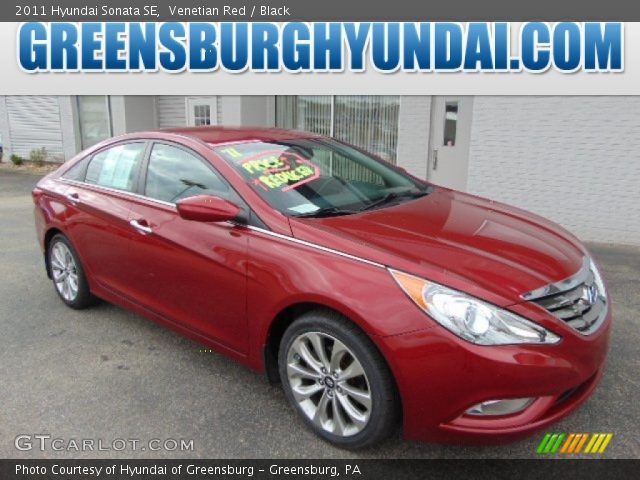 2011 Hyundai Sonata SE in Venetian Red
