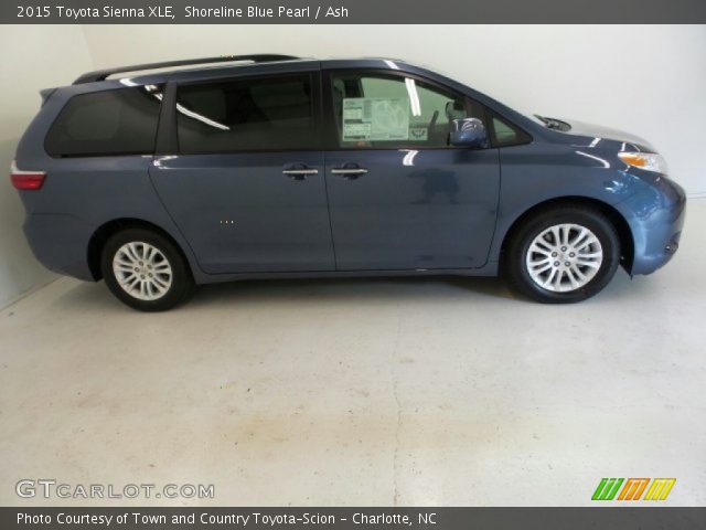 2015 Toyota Sienna XLE in Shoreline Blue Pearl