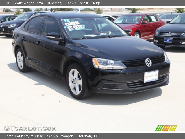 2012 Volkswagen Jetta TDI Sedan in Black