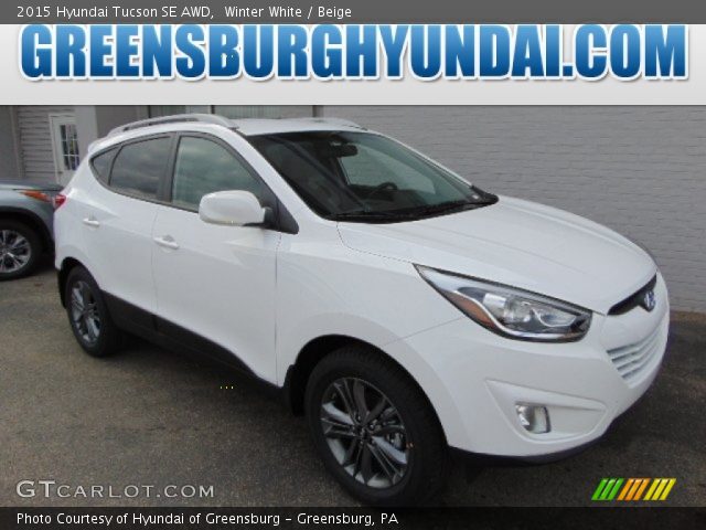 2015 Hyundai Tucson SE AWD in Winter White