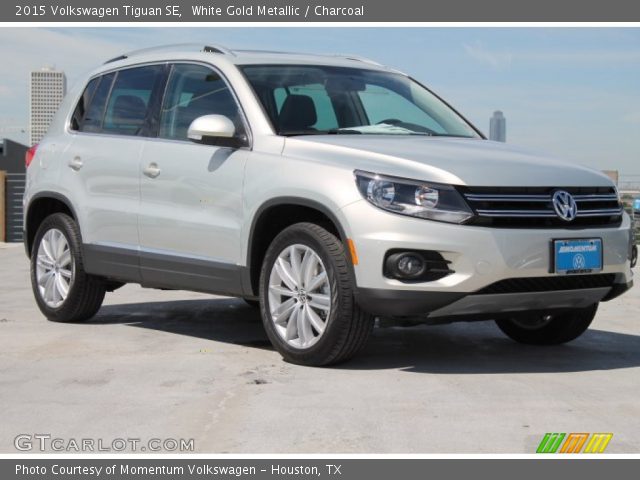2015 Volkswagen Tiguan SE in White Gold Metallic