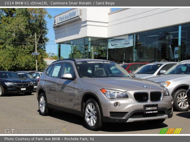 2014 BMW X1 xDrive28i in Cashmere Silver Metallic