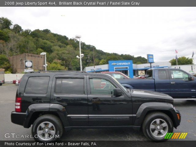 2008 Jeep Liberty Sport 4x4 in Brilliant Black Crystal Pearl