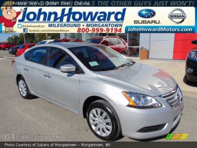 2014 Nissan Sentra S in Brilliant Silver