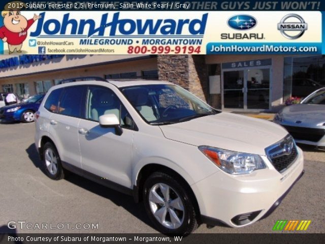 2015 Subaru Forester 2.5i Premium in Satin White Pearl