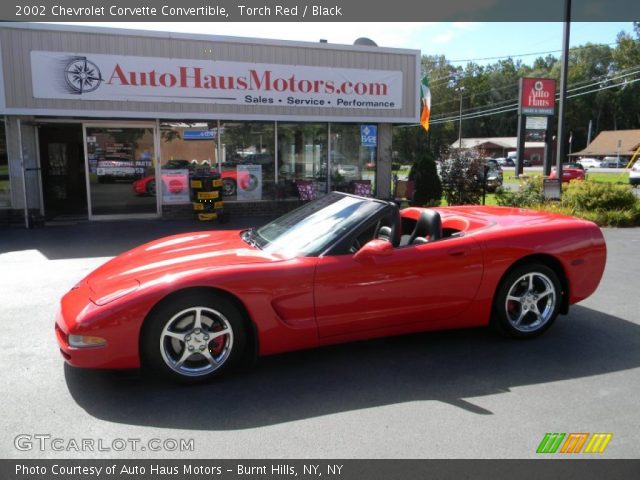 2002 Chevrolet Corvette Convertible in Torch Red