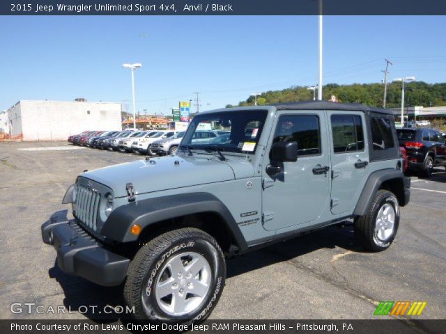 2015 Jeep Wrangler Unlimited Sport 4x4 in Anvil