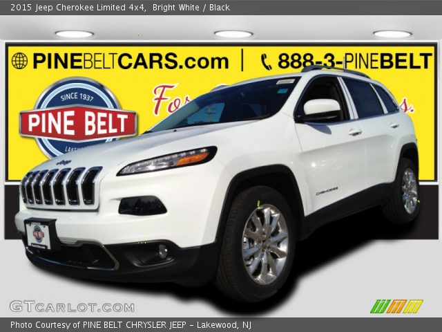 2015 Jeep Cherokee Limited 4x4 in Bright White