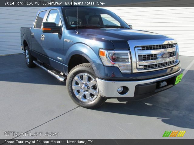 2014 Ford F150 XLT SuperCrew in Blue Jeans