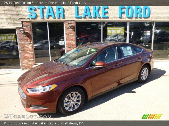 2015 Ford Fusion S in Bronze Fire Metallic