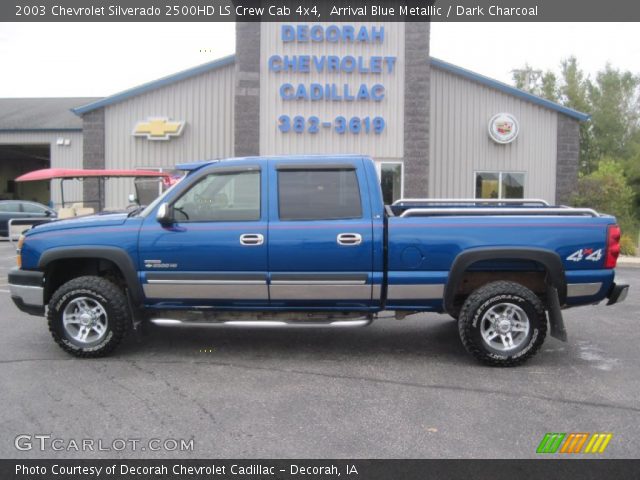 2003 Chevrolet Silverado 2500HD LS Crew Cab 4x4 in Arrival Blue Metallic