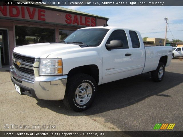 2010 Chevrolet Silverado 2500HD LT Extended Cab 4x4 in Summit White